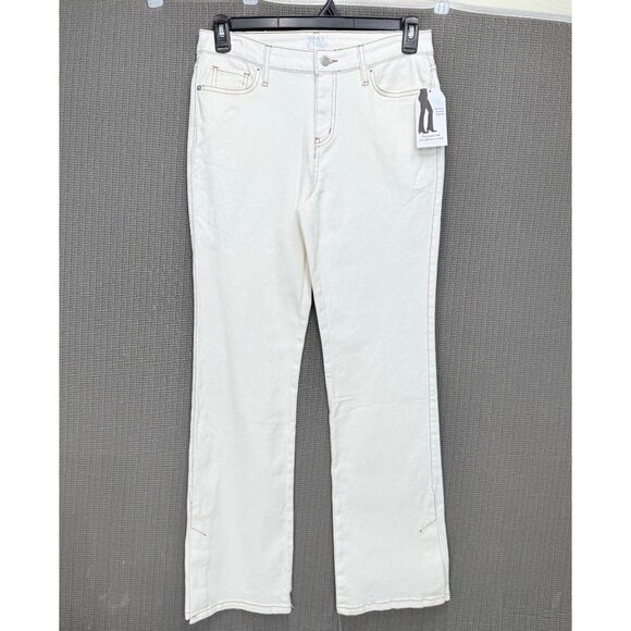 Time And Tru Womens Size 10 White Bootcut Jeans Regular - Picture 1 of 10